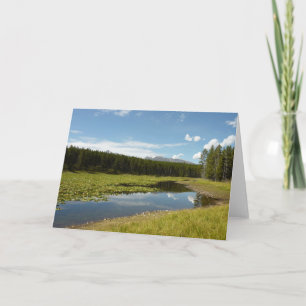 Tarjeta Lago Swan I en el Parque Nacional Grand Teton