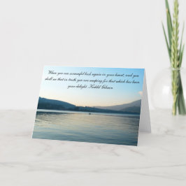 Tarjeta Lago sympathy
