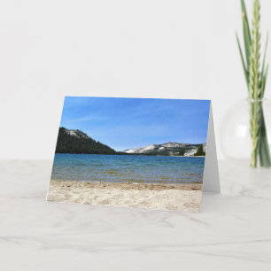 Tarjeta Lago Tenaya, Yosemite, California