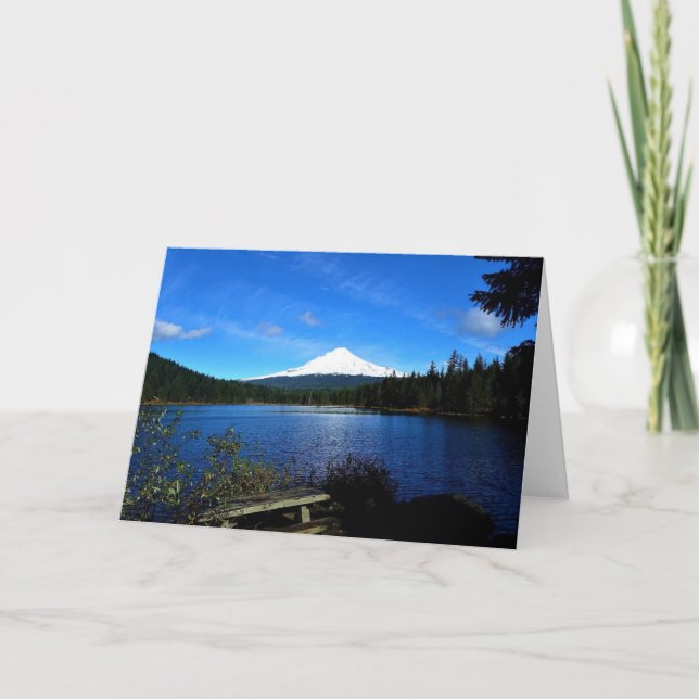 Tarjeta Lago Trillium, OR (Anverso)