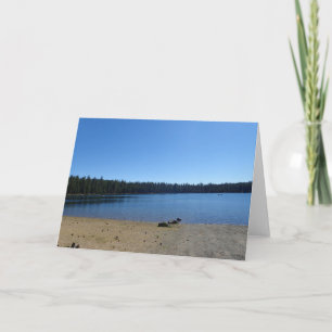 Tarjeta Lago Twin Sur, Oregón