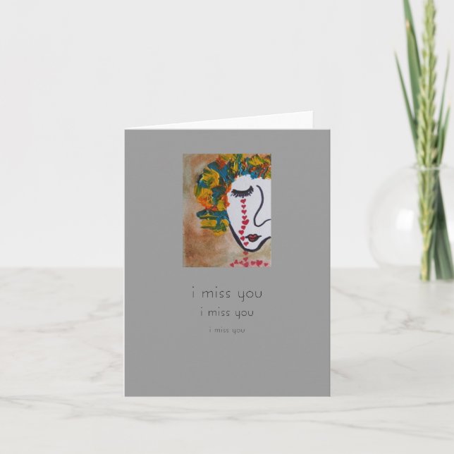 Tarjeta lágrimas notecard (Anverso)