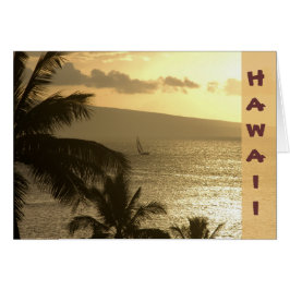 Tarjeta: Lahaina Sunset #1