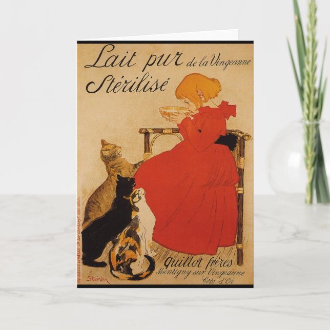 Tarjeta Lait Pur de la Vingeanne Sterilise (Anverso)