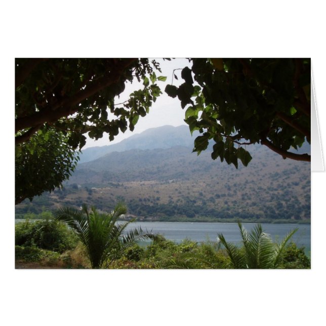 Tarjeta Lake Kournas (Anverso (Horizontal))