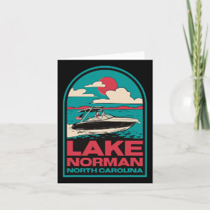 Tarjeta Lake Norman Retro Boing Nc