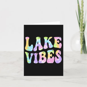 Tarjeta Lake Vibes Curiosa Pescadora Mujeres Vela