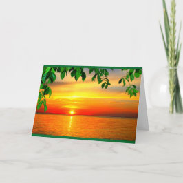 Tarjeta Lake Winnebago Sunset Pensando En Ti