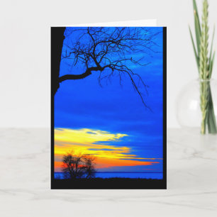 Tarjeta Lake Winnebago Sunset Pensando En Ti