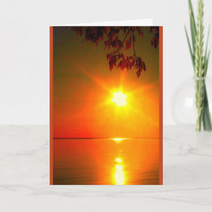 Tarjeta Lake Winnebago Sunset Pensando En Ti