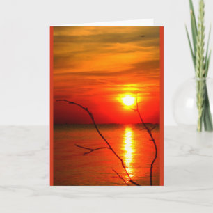 Tarjeta Lake Winnebago Sunset Pensando En Ti