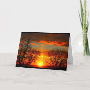 Tarjeta Lake Winnebago Sunset Pensando En Ti