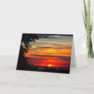 Tarjeta Lake Winnebago Sunset Pensando En Ti