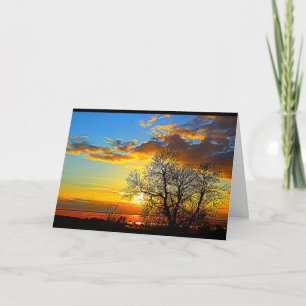 Tarjeta Lake Winnebago Sunset Pensando En Ti