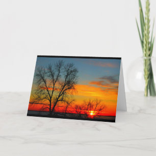 Tarjeta Lake Winnebago Sunset Pensando En Ti