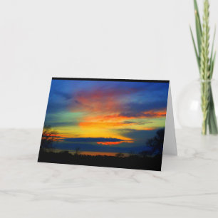 Tarjeta Lake Winnebago Sunset Pensando En Ti