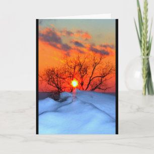 Tarjeta Lake Winnebago Sunset Pensando En Ti