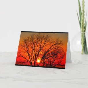Tarjeta Lake Winnebago Sunset Pensando En Ti