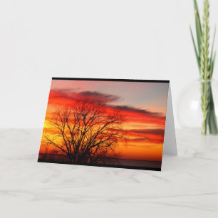 Tarjeta Lake Winnebago Sunset Pensando En Ti