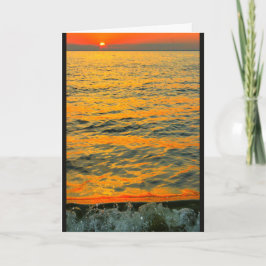 Tarjeta Lake Winnebago Sunset Pensando En Ti