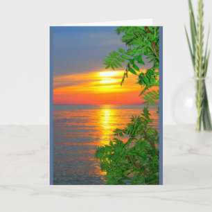 Tarjeta Lake Winnebago Sunset Pensando En Ti