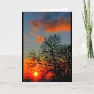 Tarjeta Lake Winnebago Sunset Pensando En Ti