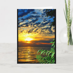 Tarjeta Lake Winnebago Sunset Pensando En Ti