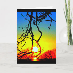 Tarjeta Lake Winnebago Sunset Pensando En Ti