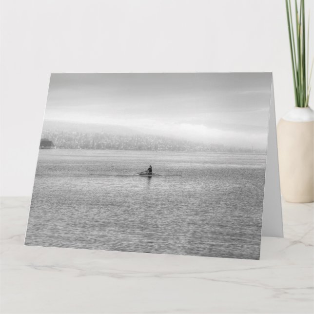Tarjeta Lake Zurich Single Sculler (Anverso)