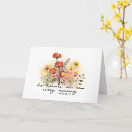 Tarjeta Lamentaciones 3:23 Sus Misericordias Nuevos Cada M