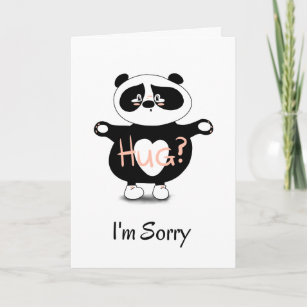 Tarjeta Lamento el Triste Panda