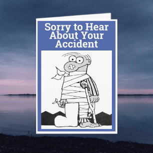 Tarjeta Lamento enterarme de que el hombre que ha sufrido 