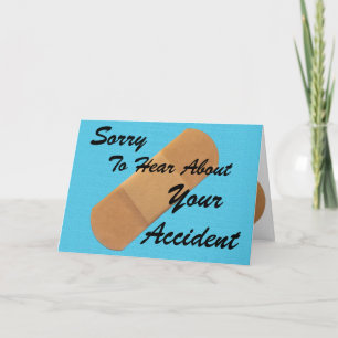 Tarjeta Lamento Su Accidente