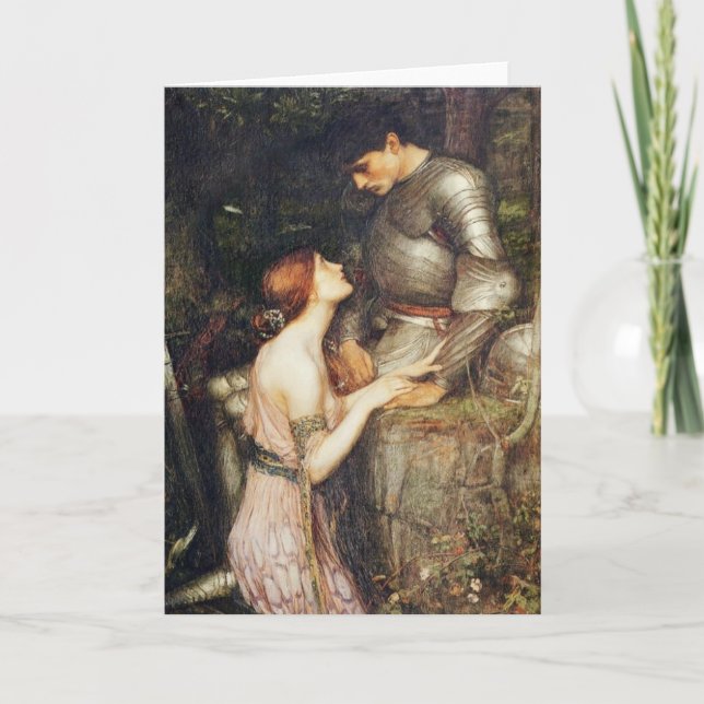 Tarjeta Lamia en sus rodillas (Anverso)