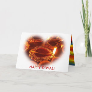 Tarjeta Lámpara FELIZ de DIWALI