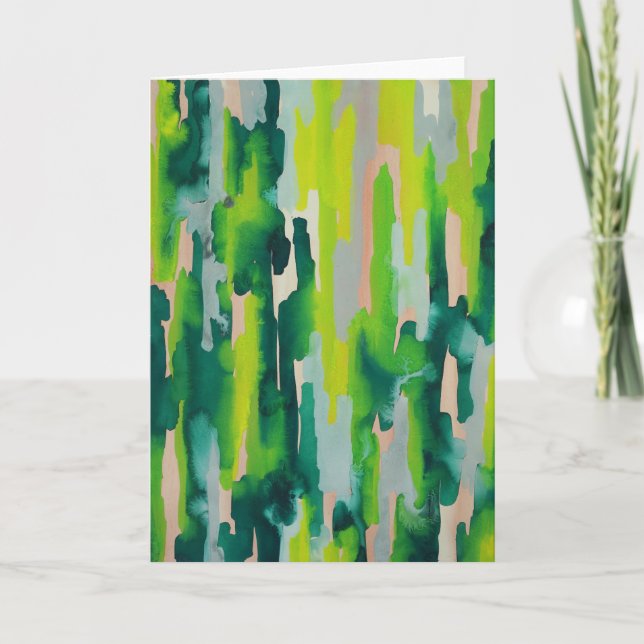 Tarjeta Lámpara Notecard del cactus (Anverso)