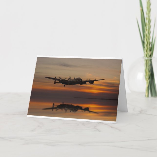 Tarjeta lancaster Bomber, el tramo del hogar (Anverso)