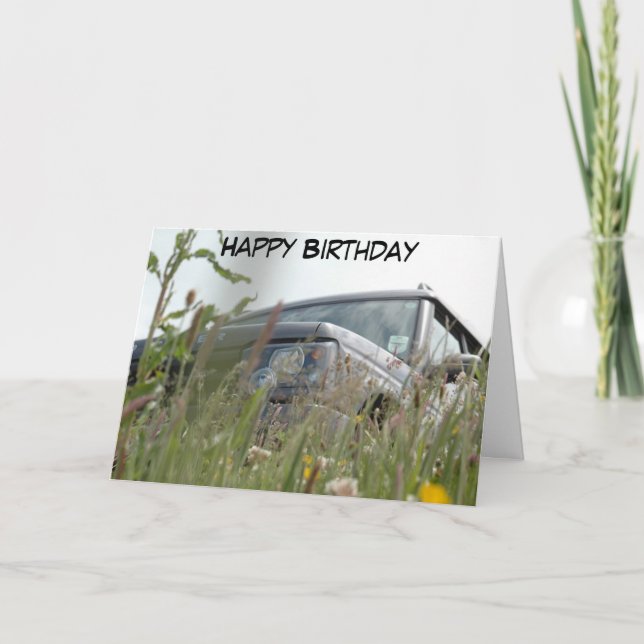 Tarjeta Land Rover (Anverso)