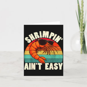 Tarjeta Langostinos Divertidos No Es Fácil Langostino Pesc