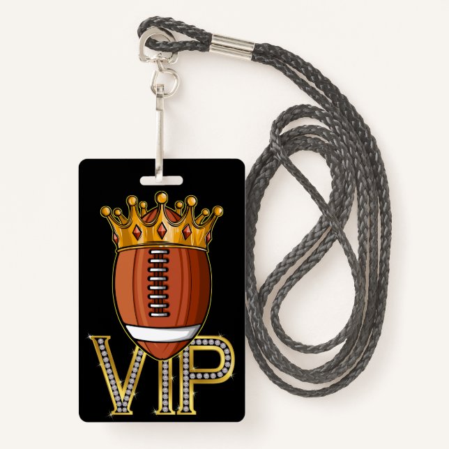 Tarjeta Lanyard de Fútbol VIP (Anverso son cordón)