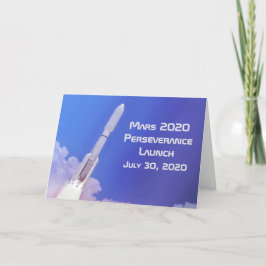 Tarjeta Lanzamiento de perseverancia en marzo de 2020