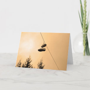 Tarjeta Lanzamiento de zapatos