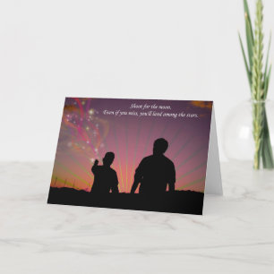 Tarjeta Lanzamiento para la luna