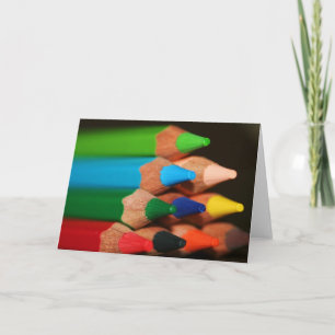 Tarjeta Lapices de Colores V
