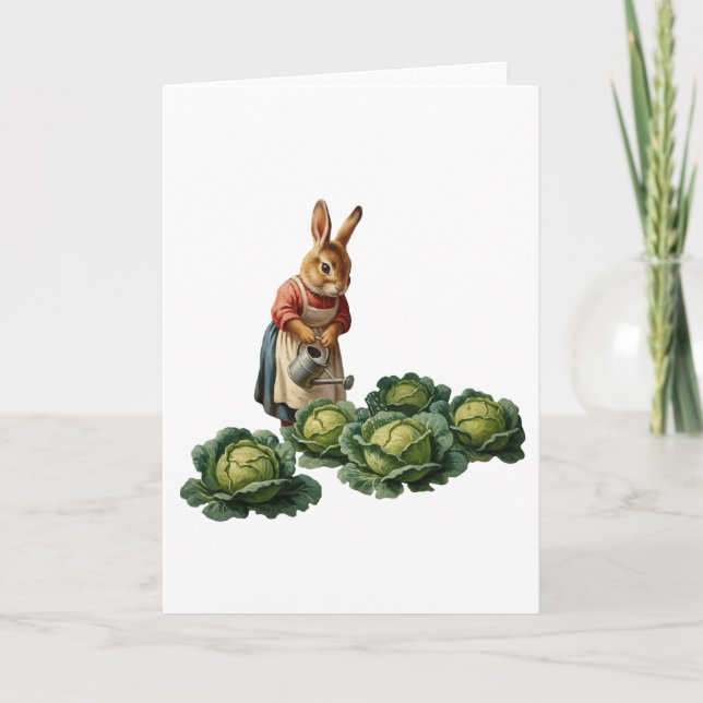 Tarjeta Lapine aux choux (Anverso)