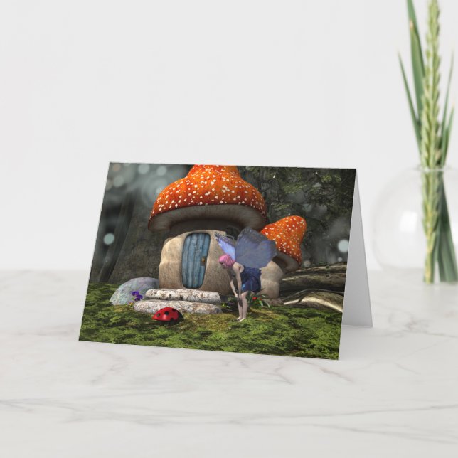 Tarjeta Lápiz de cola rosa-haitiano se encuentra con la le (Anverso)