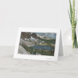 Tarjeta Laramie, WY - Lake Marie y Snowy Range en Unio