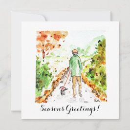 Tarjeta Larga caminata a casa