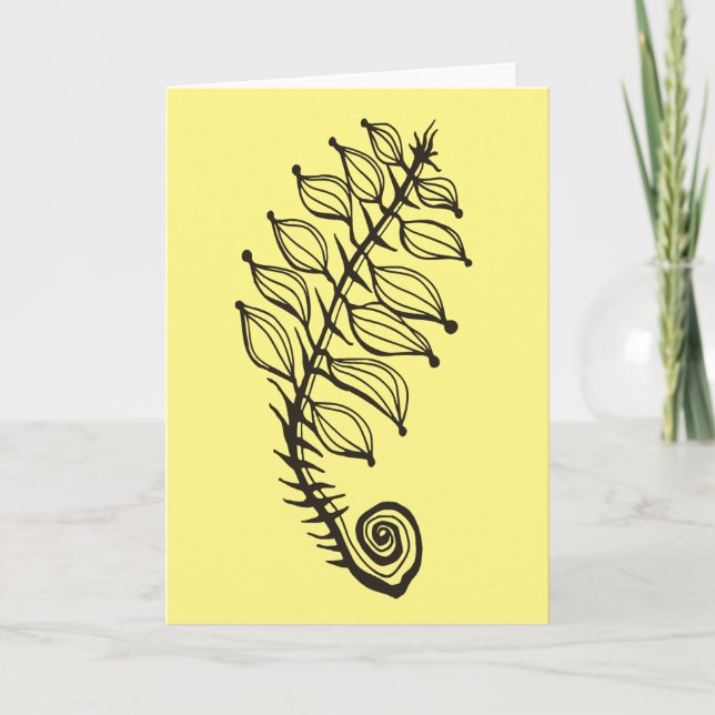 Tarjeta Large Regeneration Drawing & Poem Card (Anverso)