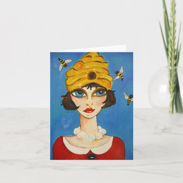 Tarjeta Las abejas me aman (Anverso)